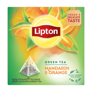 Lipton πράσινο τσάι με μανταρίνι και πορτοκάλι 20x1,8gr