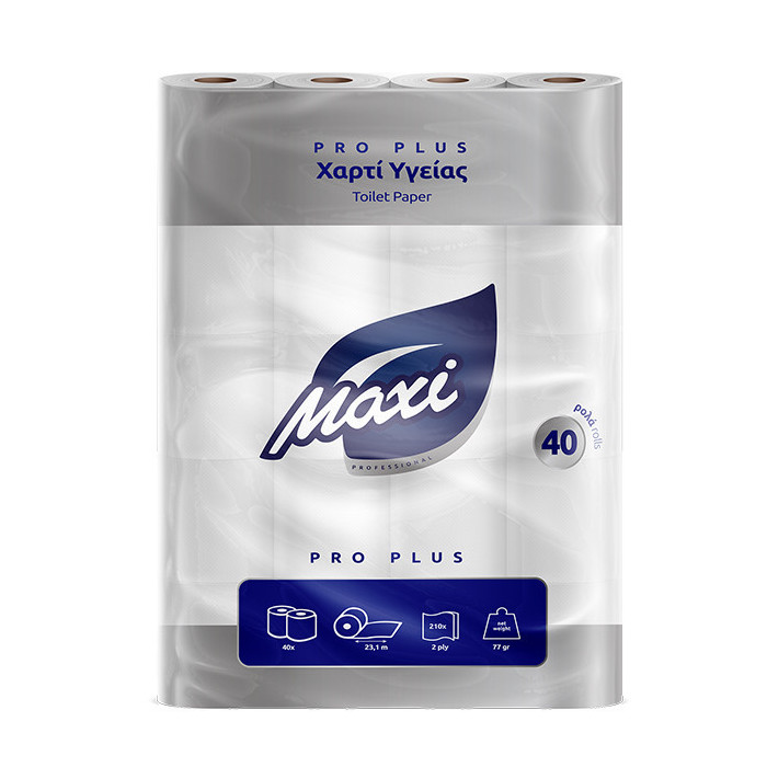 Maxi χαρτί υγείας 2φυλλο 40x77gr Maxi - 1