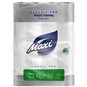 Maxi χαρτί υγείας 2φυλλο 40x125gr