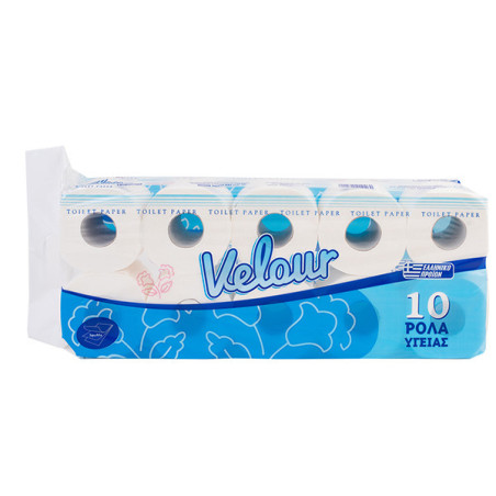 Velour χαρτί υγείας 3φυλλο 10x125gr Velour - 1