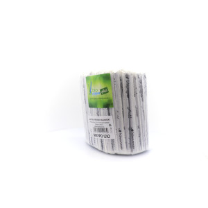 Bio paper χάρτινα καλαμάκια freddo ντυμένα μαύρα 18cm 500τεμ Bio paper - 1
