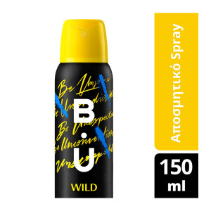 Bu deo spray αποσμητικό σώματος wild 150ml B.U. - 1