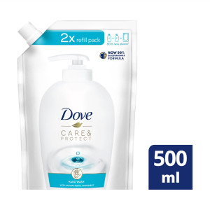 Dove κρεμοσάπουνο αντιβακτηριακό care & protect σακούλα 500ml Dove - 1