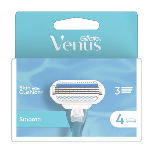 Gillette ανταλλακτικές λεπίδες venus smooth 4τεμ