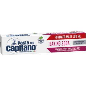 Pasta del capitano οδοντόκρεμα με σόδα μαγειρικής 100ml Capitano - 1