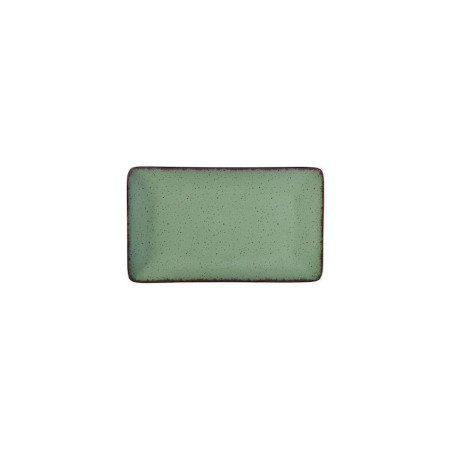 Estia πιατέλα ορθογώνια terra green 21x10,5cm