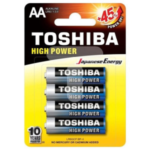 Toshiba μπαταρίες αλκαλικές AA 4τεμ Toshiba - 1