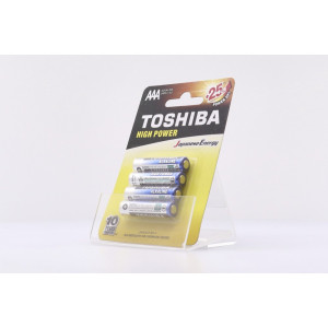Toshiba μπαταρίες αλκαλικές AAA 4τεμ Toshiba - 1