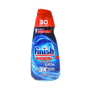 Finish gel πλυντηρίου πιάτων regular 30μεζ 600ml finish - 1