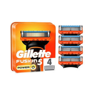 Gillette ανταλλακτικές λεπίδες fusion5 power 4τεμ