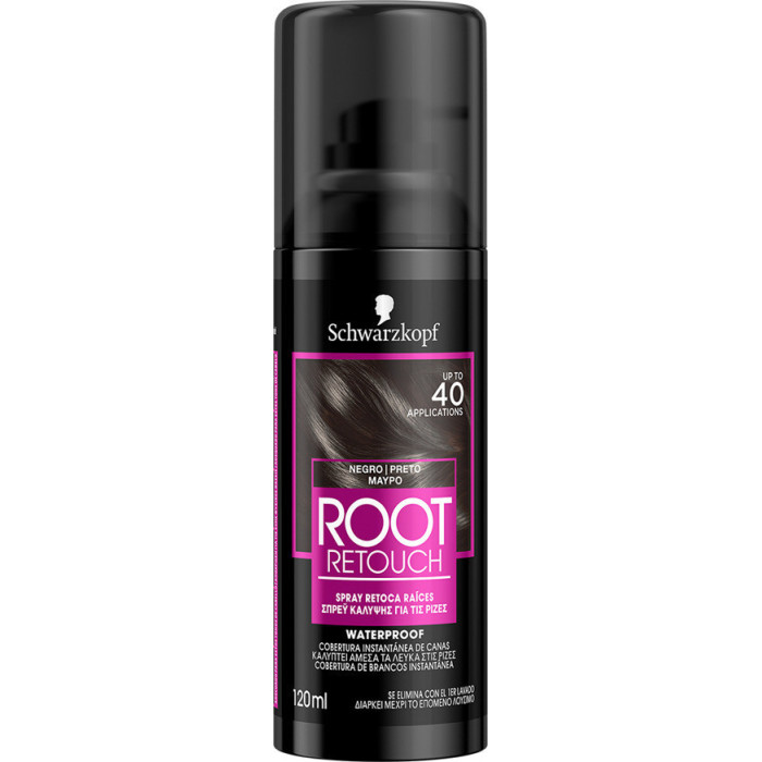 Schwarzkopf spray κάλυψης ριζών μαύρο 120ml Schwarzkopf professional - 1