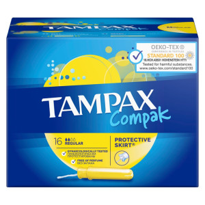 Tampax compak ταμπόν regular 16τεμ  - 1