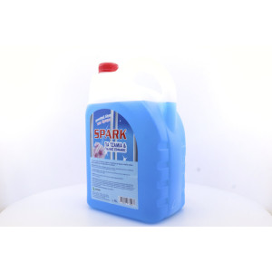 Spark υγρό καθαριστικό spray τζαμιών μπλε 4lt Spark - 1