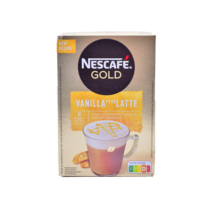 NESCAFE GOLD VANILLA LATTE (8x17gr.) - 136gr.