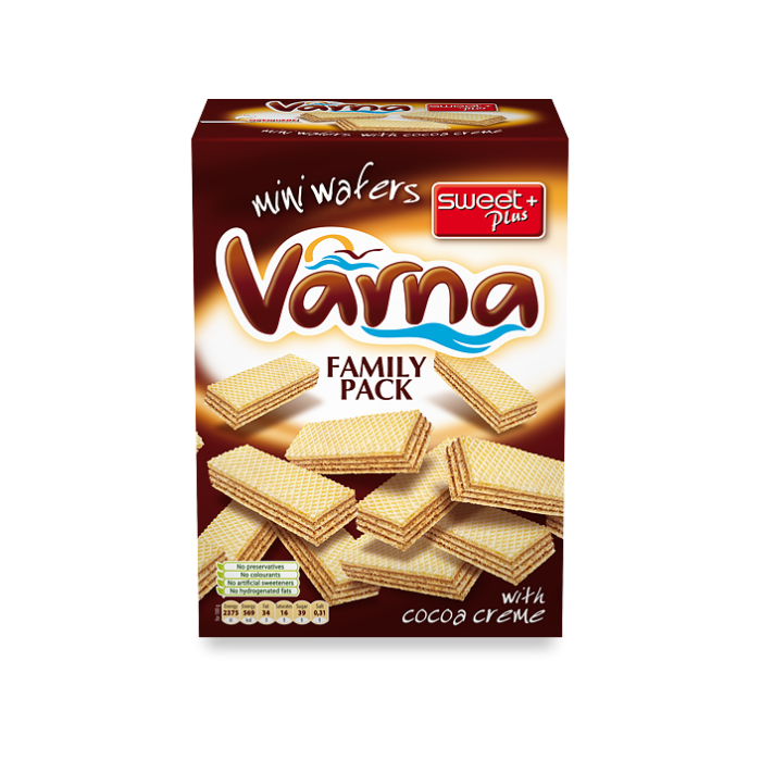 VARNA MINI WAFERS COCOA CREME 280GR