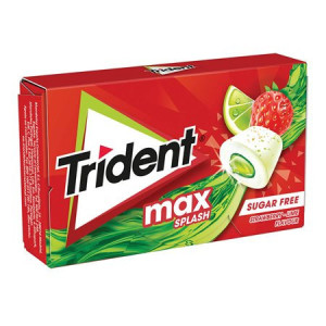 TRIDENT MAX SPLASH STRAWBERRY 22gr