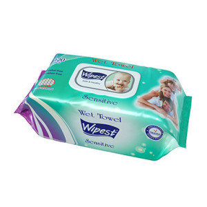 WIPEST ΜΩΡΟΜΑΝΤΗΛΑ 120PCS HYGIENE (ΜΕ ΚΑΠΑΚΙ)  - 1