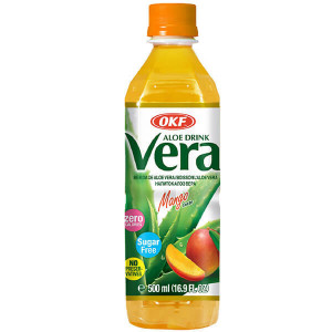 Okf aloe vera sugar free με μάνγκο 500ml