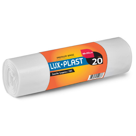 Lux-plast σακουλα γραφειου wc 20τεμ 48x50cm Lux-Plast - 1