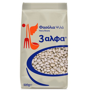 3άλφα φασόλια ψιλά 500gr