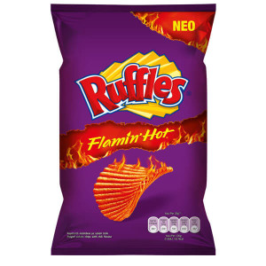 RUFFLES CHIPS  90gr. - (FHOT)  - 1