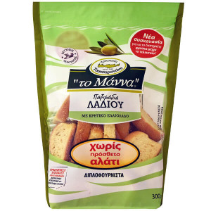 ΤΟ ΜΑΝΝΑ ΠΑΞΙΜΑΔΙΑ 300gr. - (ΧΩΡΙΣ ΑΛΑΤΙ)  - 1