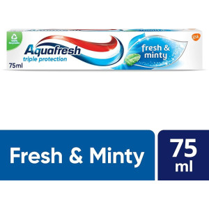 AQUAFRESH οδοντόκρεμα Triple Protection Fresh & Minty 75ml