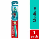 Colgate οδοντόβουρτσα 360ᵒ medium compact σε διάφορα χρώματα 1τεμ