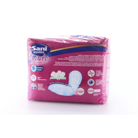 Sani lady sensitive extra large No6 σερβιέτες ειδικών χρήσεων 10τεμ Sani - 5