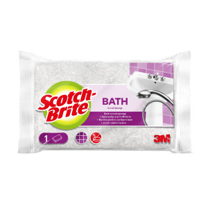 Scotch-Brite σφουγγαράκι για το μπάνιο λευκό-ροζ Scotch-Brite - 1