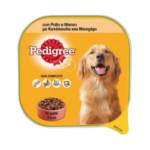 Pedigree πατέ σκυλοτροφή με κοτόπουλο & μοσχάρι 300gr Pedigree - 1