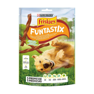 Friskies funtastix σνάκ σκύλων με μπέικον και τυρί 175gr Friskies - 1