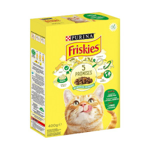 Friskies γατοτροφή κροκέτα με κουνέλι, κοτόπουλο & λαχανικά 400gr