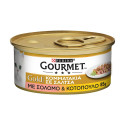 Gourmet γατοτροφή gold κομματάκια σολωμού & κοτόπουλου σε σάλτσα 85gr Gourmet - 1