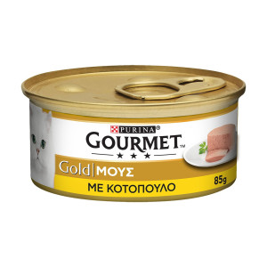 Gourmet gold γατοτροφή μους κοτόπουλου 85gr