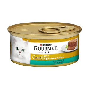 Gourmet γατοτροφή gold κομματάκια σε πατέ με κουνέλι 85gr Gourmet - 1