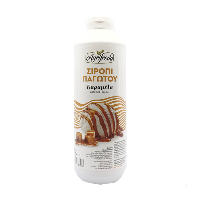 AGRIFREDA ΣΙΡΟΠΙ ΠΑΓΩΤΟΥ 1kg - (ΚΑΡΑΜΕΛΑ)  - 1