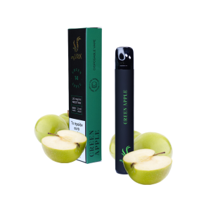 VAK ΗΛΕΚΤΡΟΝΙΚΟ ΤΣΙΓΑΡΟ GREEN APPLE 2ML (600 PUFFS) 20mg Nicotine  - 1