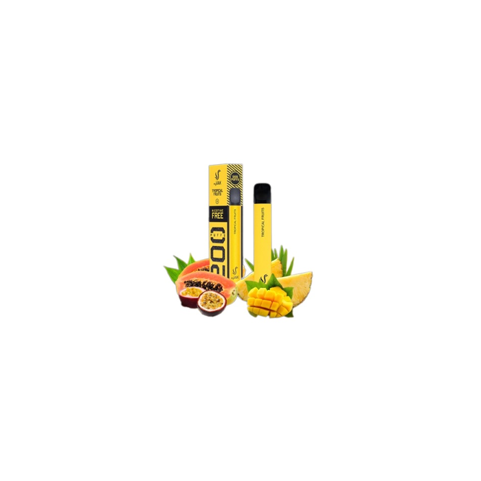 VAK ΗΛΕΚΤΡΟΝΙΚΟ ΤΣΙΓΑΡΟ (1200 PUFFS) TROPICAL FRUITS 3,2ML Nicotine FREE