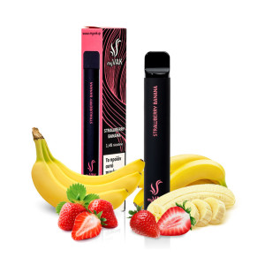 VAK ΗΛΕΚΤΡΟΝΙΚΟ ΤΣΙΓΑΡΟ STRAWBERRY BANANA 2ML (600 PUFFS) 20mg Nicotine