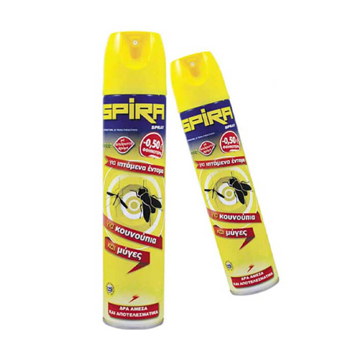 SPIRA SPRAY ΓΙΑ ΙΠΤΑΜΕΝΑ ΕΝΤΟΜΑ 300ML - (-0.50€)