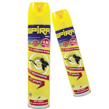 SPIRA SPRAY ΓΙΑ ΙΠΤΑΜΕΝΑ ΕΝΤΟΜΑ 300ML - (-0.50€)