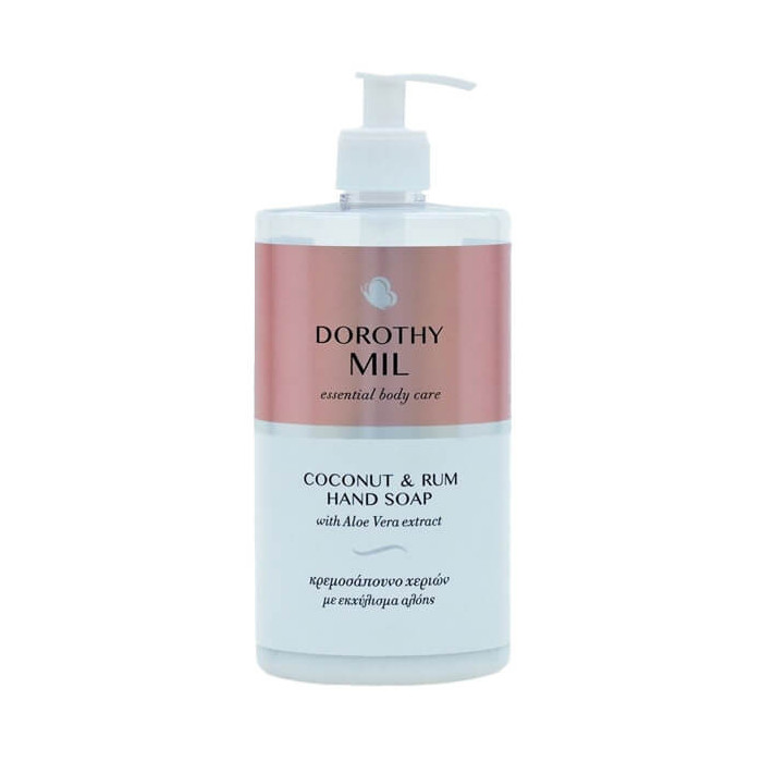 Dorothy mil κρεμοσάπουνο coconut & rum με αντλία 750ml