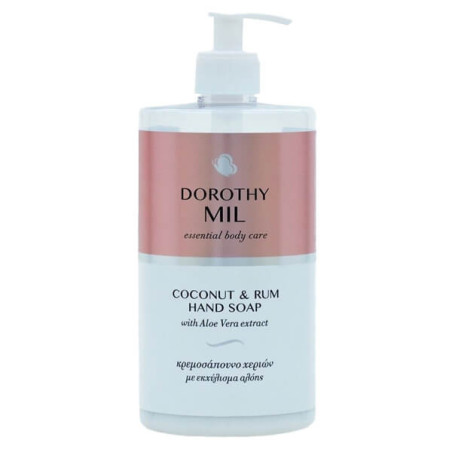 Dorothy mil κρεμοσάπουνο coconut & rum με αντλία 750ml