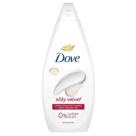 Dove αφρόλουτρο silky velvet 720ml