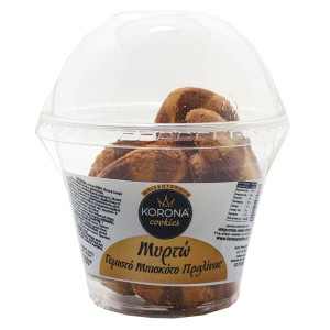 KORONA COOKIES ΓΕΜΙΣΤΑ ΜΕ ΣΟΚΟΛΑΤΑ ΣΕ ΠΟΤΗΡΑΚΙ 100gr. - (ΜΥΡΤΩ)  - 1