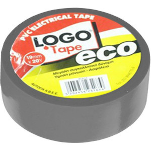 Logo tape eco μονωτική ταινία γκρι 19mm x 18,3m Logo - 1