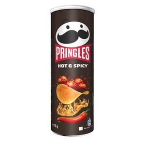 Pringles chips hot & spicy 165gr Pringles - 1