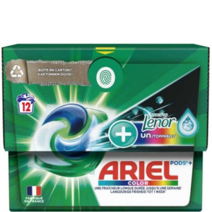 Ariel υγρές κάψουλες all in 1 pods lenor unstoppables 12τεμ  - 1