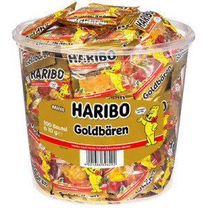 HARIBO ΚΟΥΒΑΔΑΚΙ ΜΙΝΙ ΑΡΚΟΥΔΑΚΙ ZAXΑΡΩΤΑ 10GRX100TEM  - 1